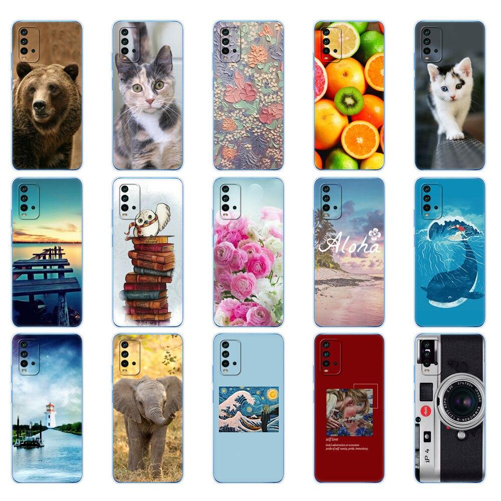 For Xiaomi Redmi 9T Case Silicon Soft Tpu For Redmi 9T Phone Back Cover 6.53 Inch Global Bumper Shockproof Protective Etui Funda
