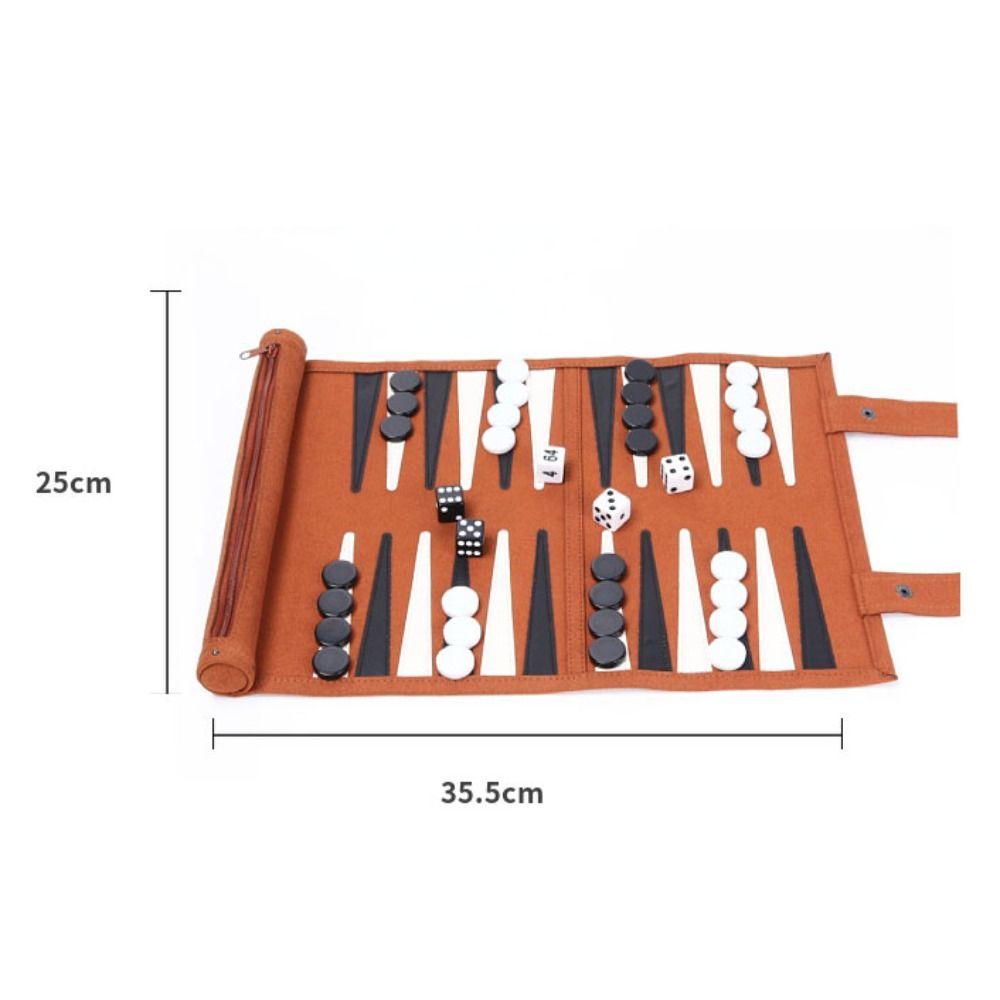 Roll-Up Chess Board Game Foldable Backgammon Game New Board Games Set  Adults And Kids