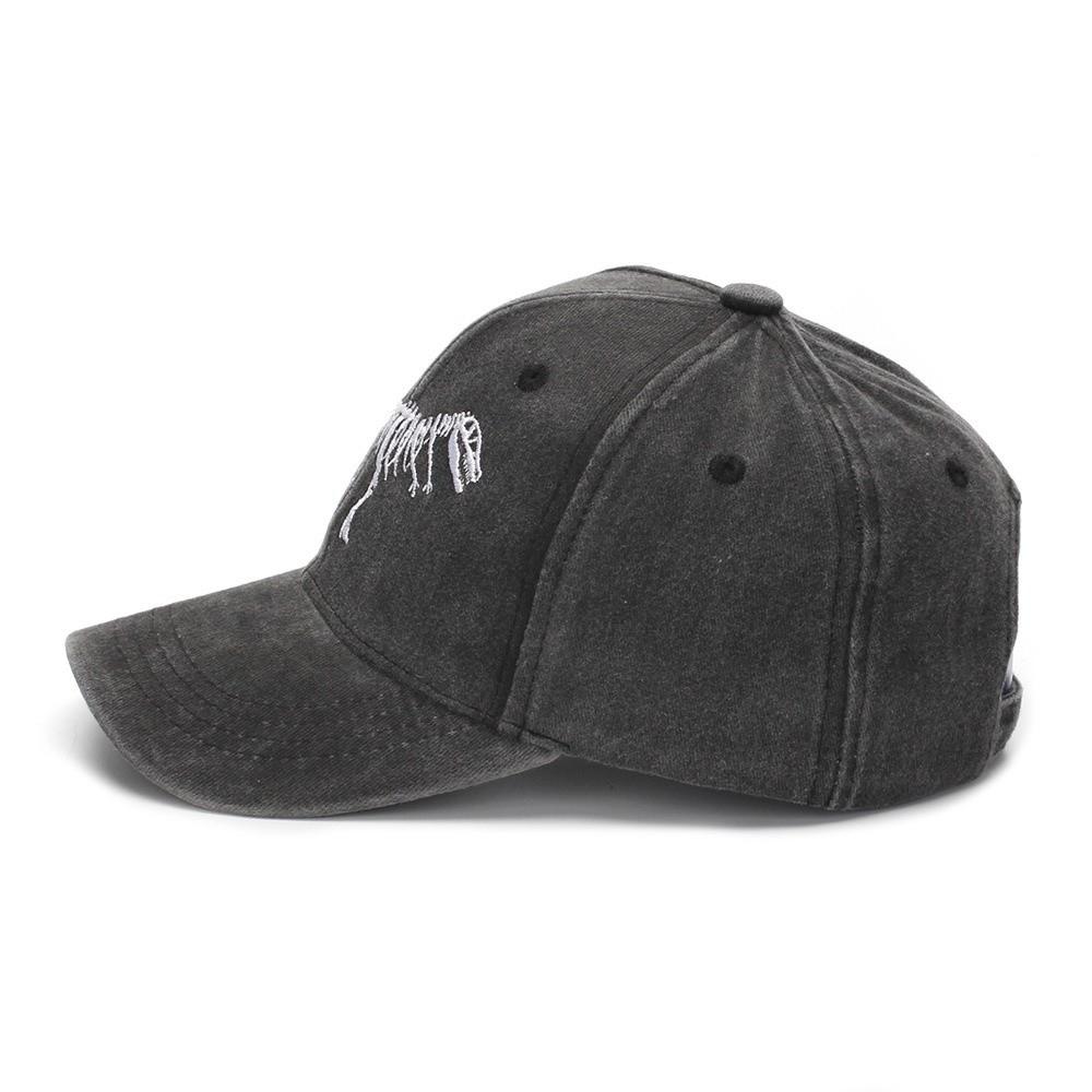 Embroidered Dinosaur Baseball Cap Adjustable Kids Sports Hat Casual Sun Hat Summer