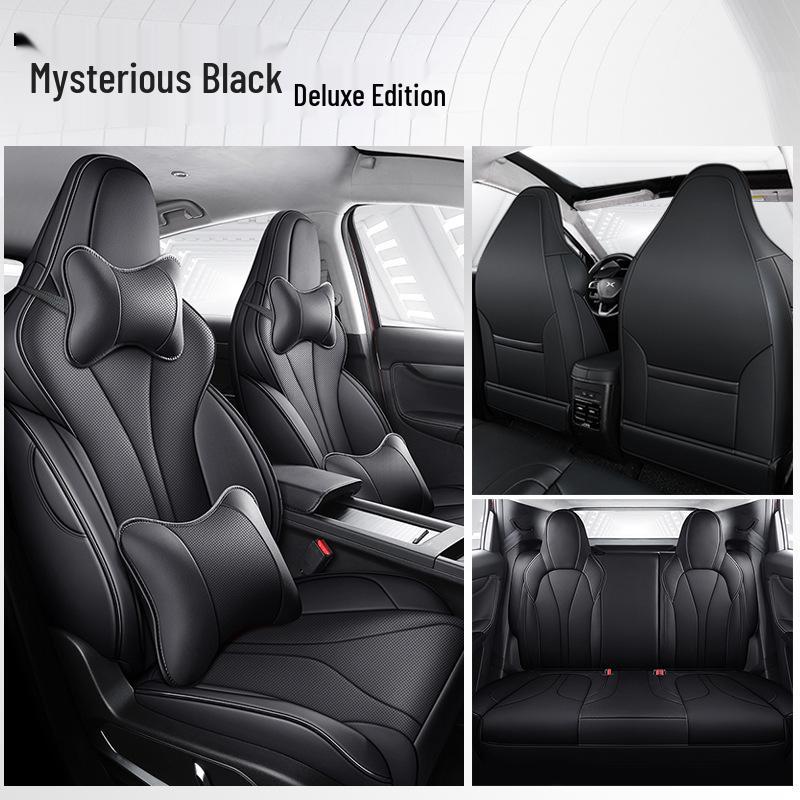 XPENG G3I Leather Seat Covers: All-Season, Full Coverage for Five-Seat Electric Vehicle.