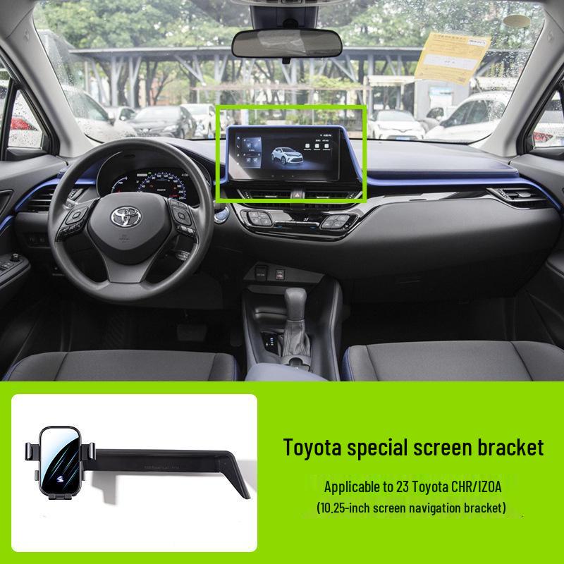 Toyota Auto-Bildschirm Handyhalter - Horizontale Stumme Spiegel-Navigationshalterung