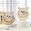 Cartoon Bear Small Fan USB Charging Strong Wind Handheld Mini Portable Convenient Student Desk Children's Strong Wind