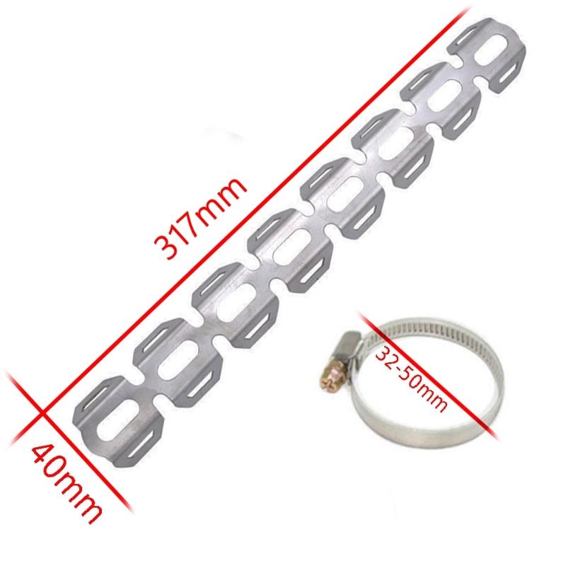 Motorrad Modifizierter Auspuff Hitzeschild Schalldämpferrohr Schutzabdeckung Fersenschutz Schutz Für BMW R1200 GS f800 GS f700 GS f650 GS