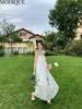 MODIQUE Summer Women Elegant Butterfly Print Casual Beach Backless Mesh Gauze Girly Halter Long Dresses Holiday Lady Fairycore Sweet Atmosphere Dress