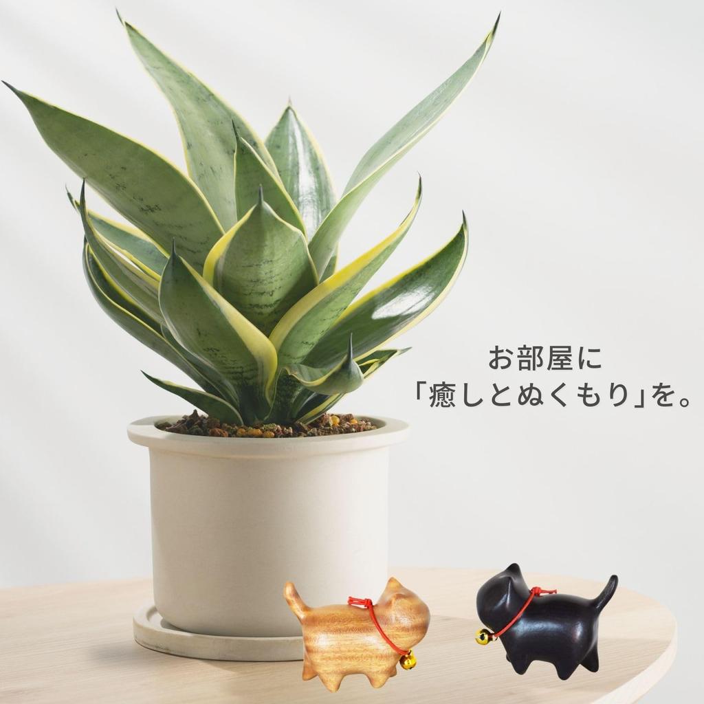 penogo Cute and Soothing Cat Figurines (Set of 2) - Cat Figurines, Miscellaneous Goods, Interior Decor, Lucky Gifts, Women's, Simple, Palm-Sized