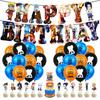 Ninja Theme Naruto Party Supplies Decor Banner Balloon Cake Topper Adult Kids