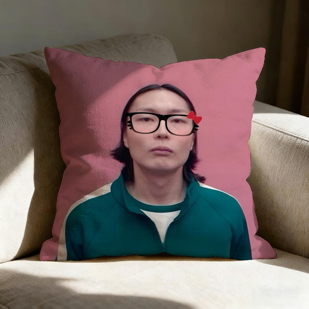 Roh J-Jae-Won Actor Pillow Case Linen Pillow Covers Cover For Couch Living Room Bench Patio Floor Linen Home Decor