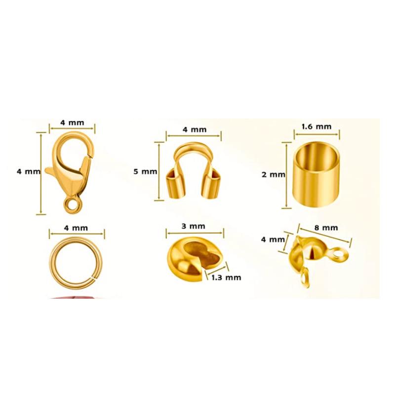 DIY-Legierung Perlenwerkzeug-Set für Armbänder und Halsketten - Schmuckzubehör im europäischen und amerikanischen Stil