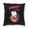 Vintage Purple Dog Day Pillowcase Printing Cushion Cover Decoration CCourages Cowardly Dog Pillow Case Cover Seater Wholesale