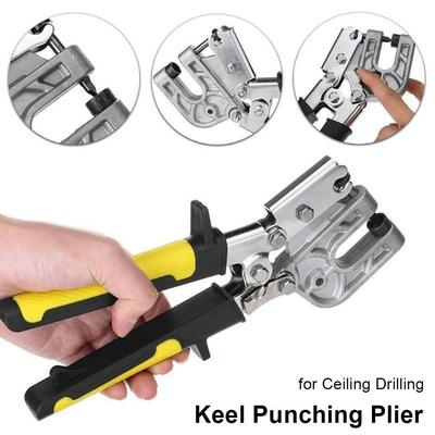 1Pcs Ceiling Hole Keel Pliers Punch Lock Keel Forceps Wrench Durable Stud Crimper  Punching Tool