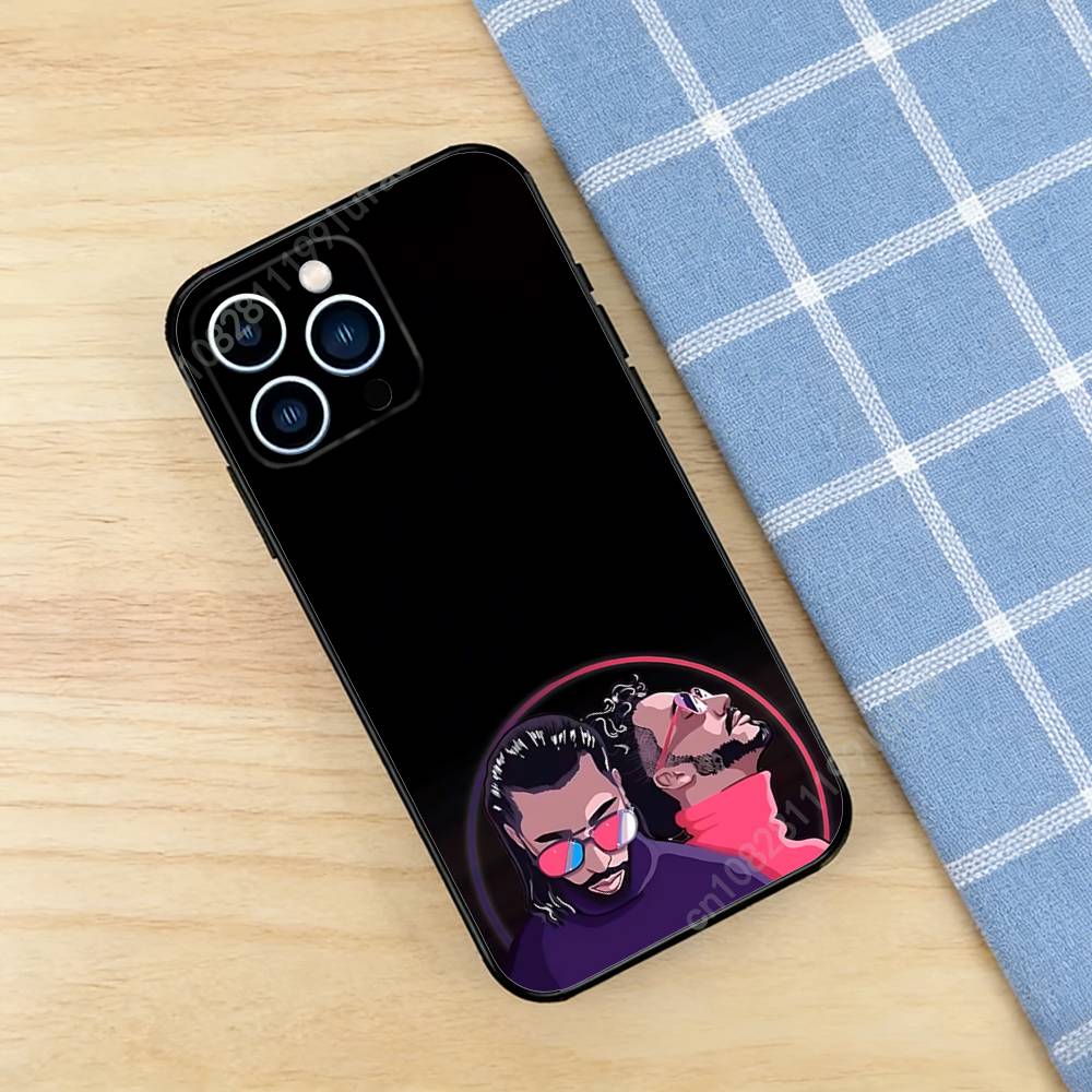 Cool Rapper P-PNL Q-QLF Phone Case for iPhone 17 16 16E 15 14 Pro Plus Air 13 12 11 Max Mini X XR XS TPU Bumper