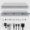 12-in-1 Typ-C Hub USB 3.0 VGA RJ45 USB-C 3,5mm Adapter für Laptop Notebook