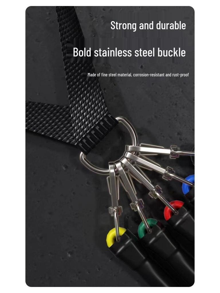 Elastic Resistance Band for Home Fitness and Chest Muscle Training