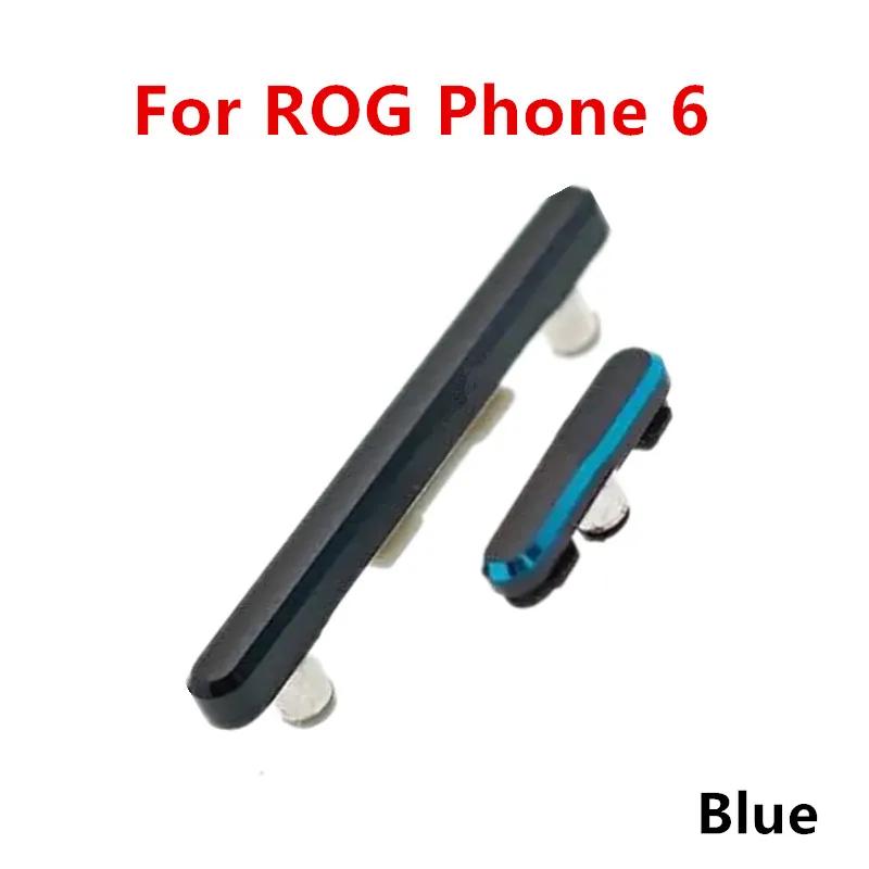 

ROG6 Housing Key For Asus ROG Phone 6 Power Volume Buttons Power On OFF Phone Repair Replacement Parts синий