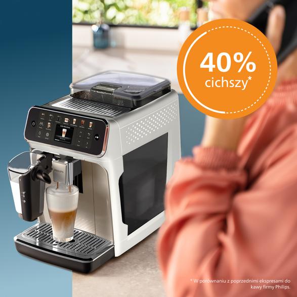 Philips ep5543/90 series 5500 lattego espresso machine white and silver