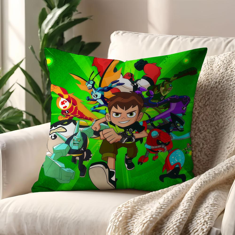 American CCartoon BBenS Cute Cushion Cover For Pillow Printing Sofa Decoration Home Car Room Shop Office Nordic Simplicity