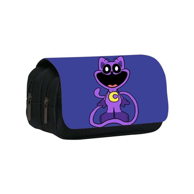 Kids Critters Smiling Pen Bag With Double Layer Design For School And Travel