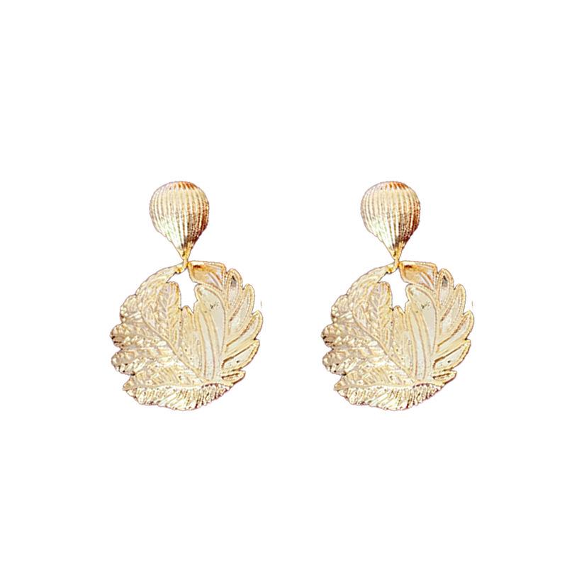 Boucles d'oreilles vintage Argent Aiguille Cœur & Fleur Pendentif Pompon