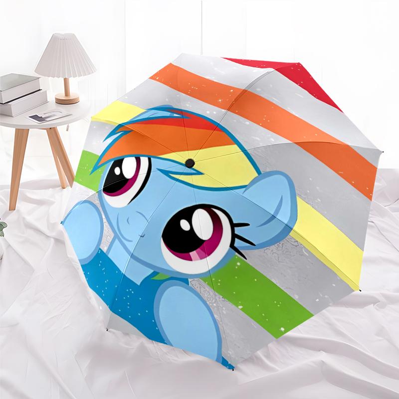 1pc My Little Pony1 Umbrella, Sun Protection, And UV Shielding. It Has Eight Sturdy Ribs for Outdoor Use And Perfect Gift