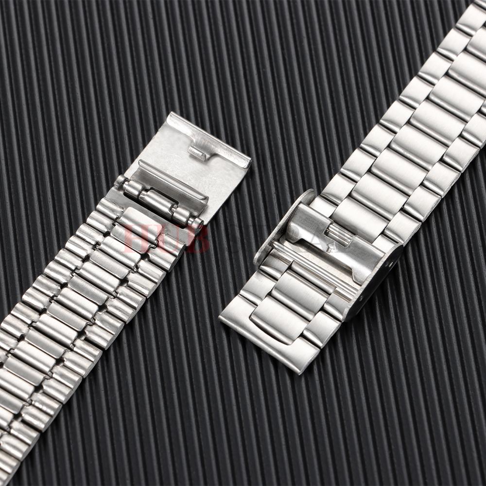 Ultradünnes Uhrenarmband Edelstahlarmband für CASIO 18mm für F91W F84 F105 F108 A158 A168 AE1200/1300 B650 AQ230 Herren Metallarmband