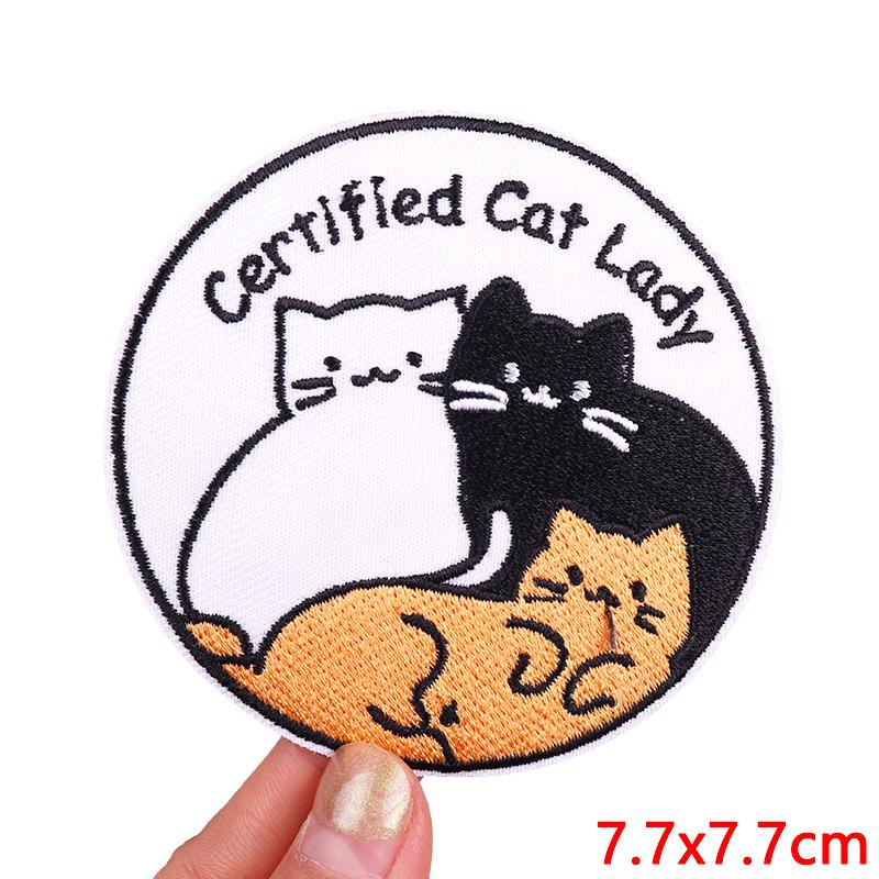 NEW Cartoon Animal Embroidered Patches Goose Frog Cat Patch Iron On Patches For Clothing Hats Jackets Backpack Embroidery Badges