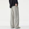 American trendy brand versatile elastic waist scimitar design sweatpants men's trend loose wide-leg sports casual long pants