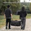 BLACKDOG Large Capacity Rolling Travel Bag: Portable Outdoor Handheld Luggage for Short-Distance Trips