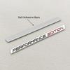 2PCS Aluminium Performance Edition Logo Emblem Black Chrome Sticker Decal For BMW Motorcycle Car Badge Fender Truck Accessories