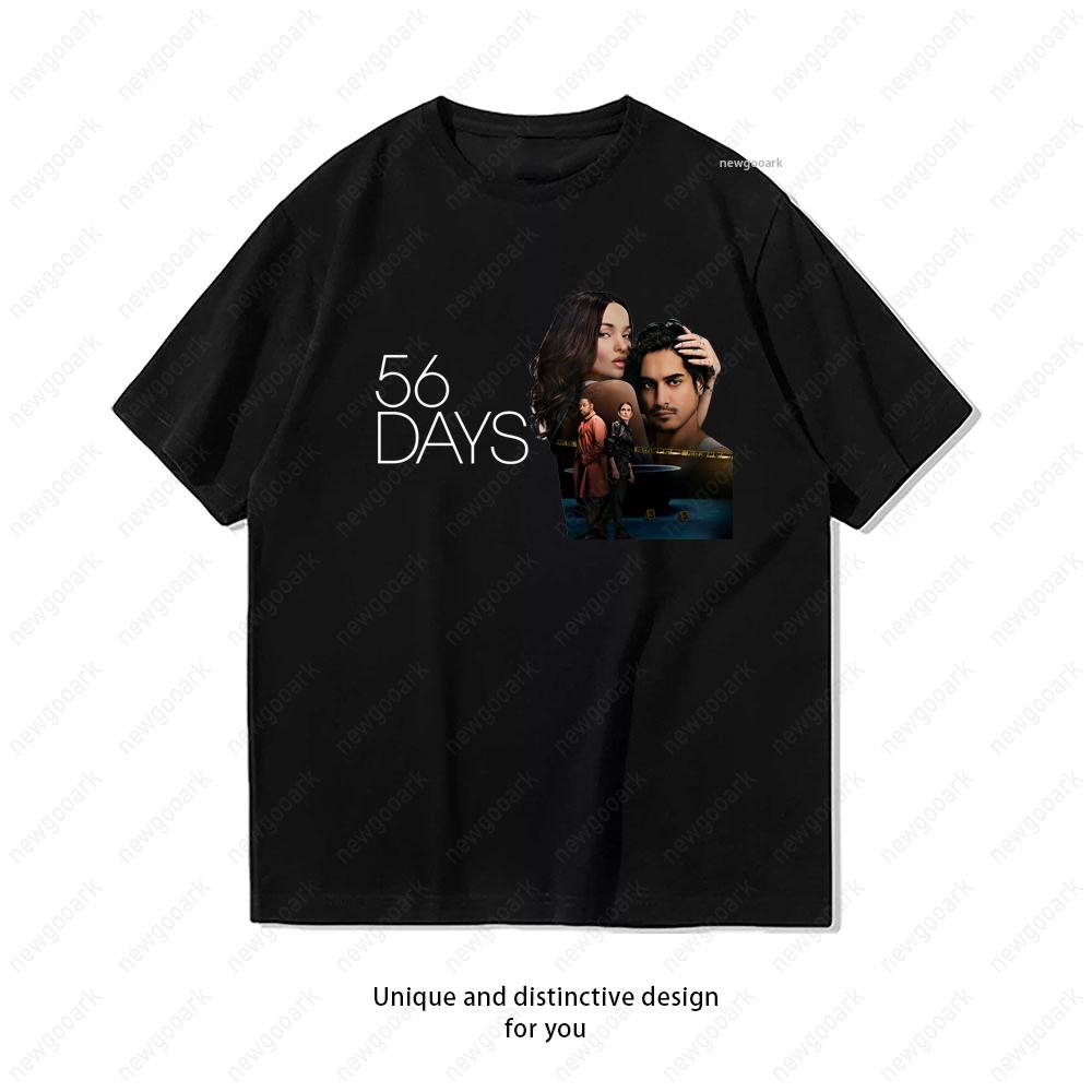 

56 Days Oliver and Ciara Mystery Story Film Shirt Women Unisex Casual Cotton Graphic T Shirts Girlfriend Boyfriend Tops Tee S