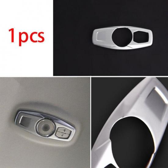 For Ford Edge 2015-  ABS silver Interior rear reading light cover trim