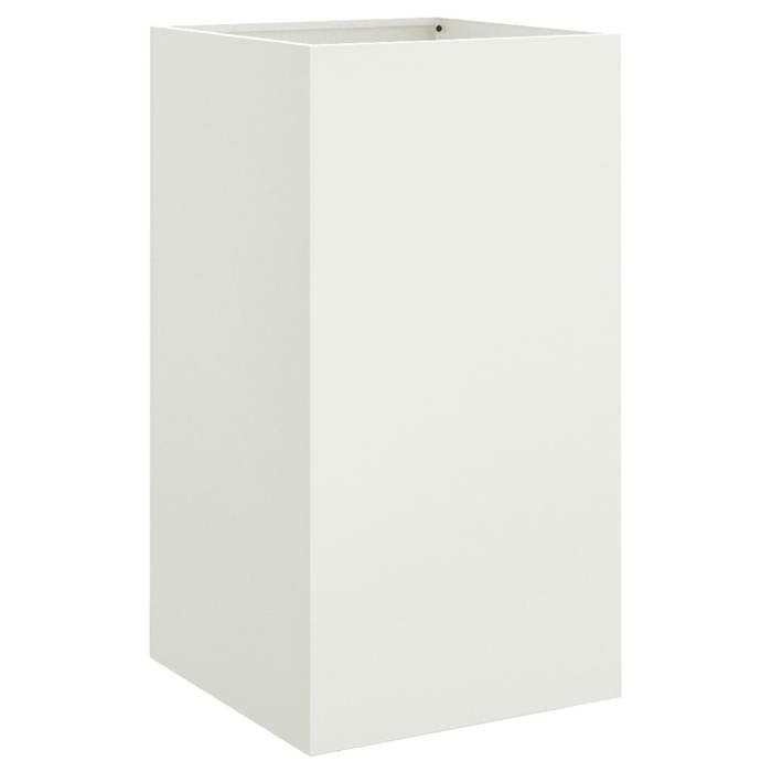 VidaXL Jardinière, Flower Box, Plant Pot, Flower Box, Raised Garden Planter for Patio Terrace, White 841578