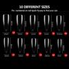 500Pcs Nail Tips Quick Extension Transparent Press On False Nails Tips Manicure Nail Art Manicure