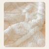European Style Jacquard Taffeta Fitted Sheet Winter Warm Soft Plush Mattress Protector with Deep Pockets Floral Queen Bed Sheets
