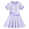 Girls' Sun-Protective Quick-Dry Split Swimsuit