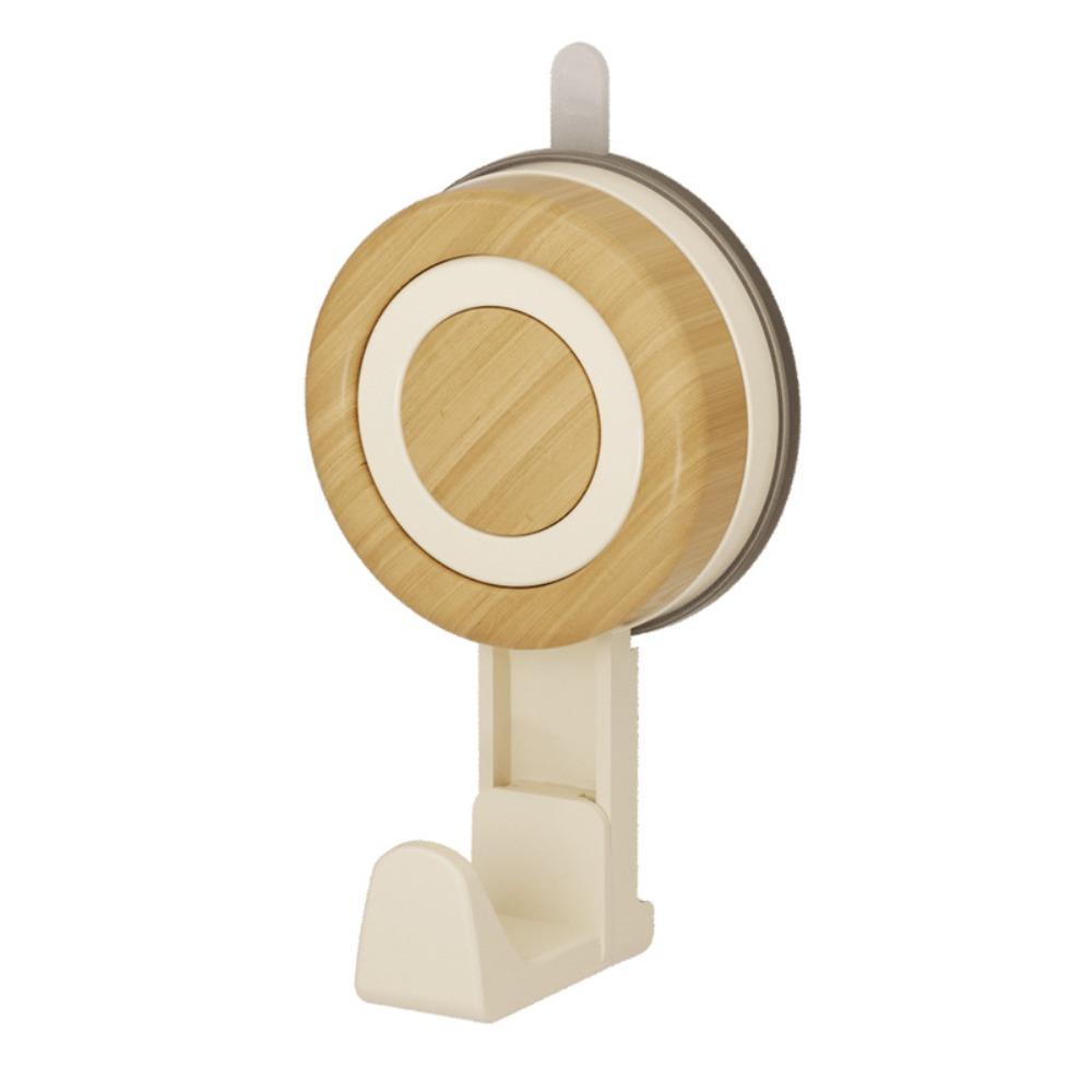 2PCS Non-Perforated Suction Cup Hook Traceless Rotating Basin Storage Rack Waterproof Space Saving Washbasin Hook Bathroom