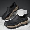 Fashion Genuine Leather Loafers Casual Shoes Men's Handmade Walking Shoes Outdoor Treking Footwear Non-Slip Male Slip on Flats Moccasins