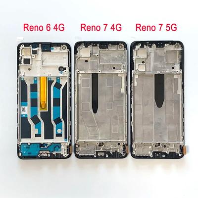 For OPPO Reno 6 4G Reno6 LCD CPH2235 Display Screen Frame Touch Panel Digitizer For Oppo Reno 7 CPH2363 LCD Reno7 5G