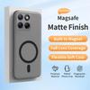 Minimalist Matte Clear Soft Magnetic Wireless Charge Cover for Motorola Signature Edge70 Fusion/Ultra/Pro Anti-drop Phone Case