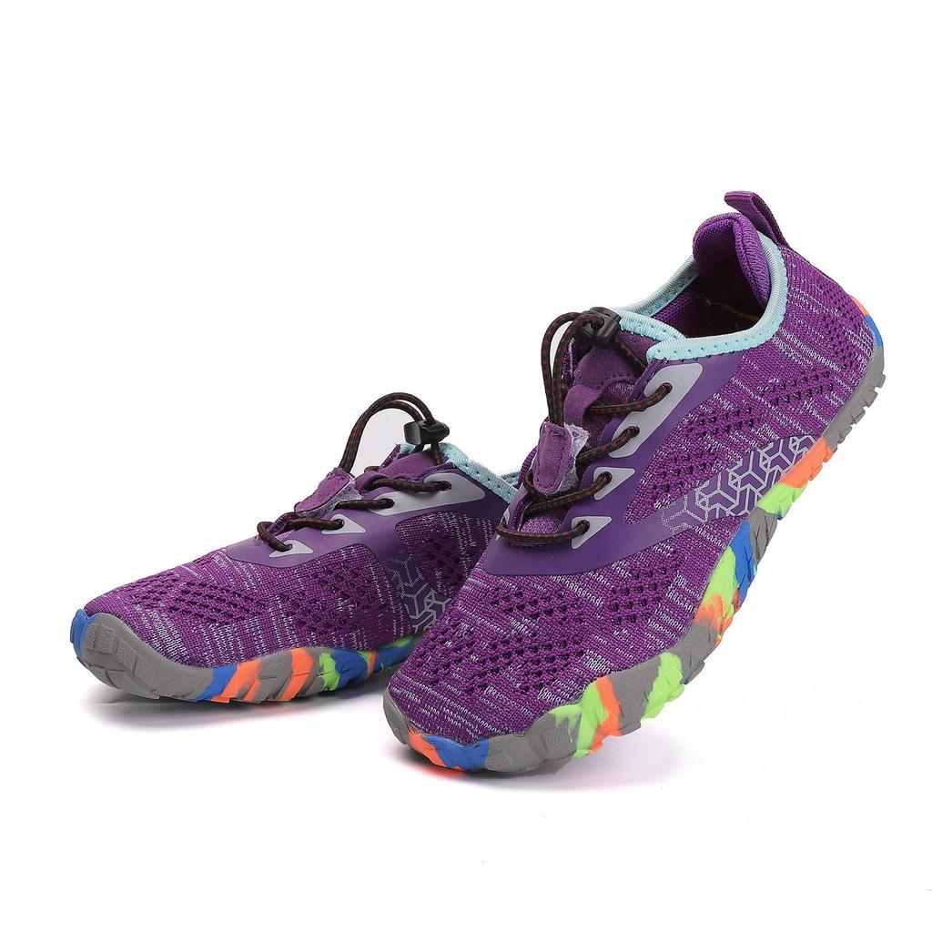 Yaz Çocukları için Plaj ve Kanyon Yürüyüşü için Flyknit Düşük Üst Su ve Koşu Ayakkabıları