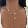 Necklace Fashion Simple Love With Layered Ladies 'Neck Chain For