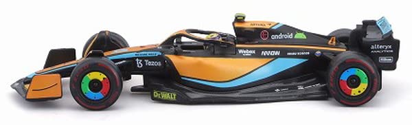 Bburago McLaren F1 Team MCL36 Norris with Driver Finished Product 1/43 (2022) No.4 L.