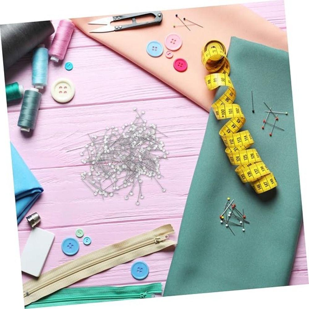 100/200/300 Stück Glänzende Gerade Stecknadeln Aufbewahrungsbox Anstecknadeln Hochzeitsanstecker