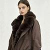 European and American winter new cotton clothes women's big fur collar short pie overcome short fashion age-reducing and thin coat