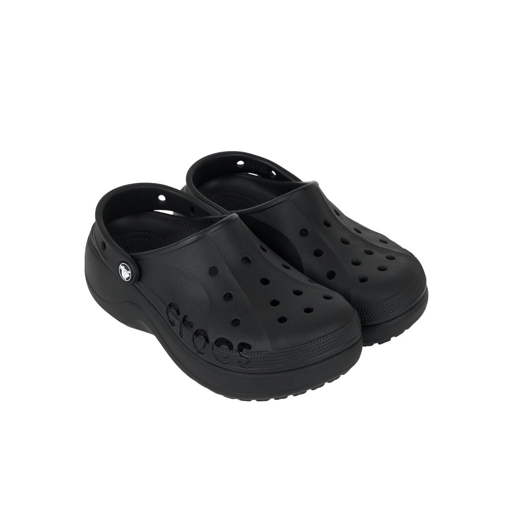 Crocs Baya Platform Clog Zoccoli da Donna Neri 208186-001