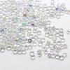 4mm Beautiful White Clear Plastic ABS Diamond Pearls Crystals Beads Mini for Nail Art Stickers Jewelry Make