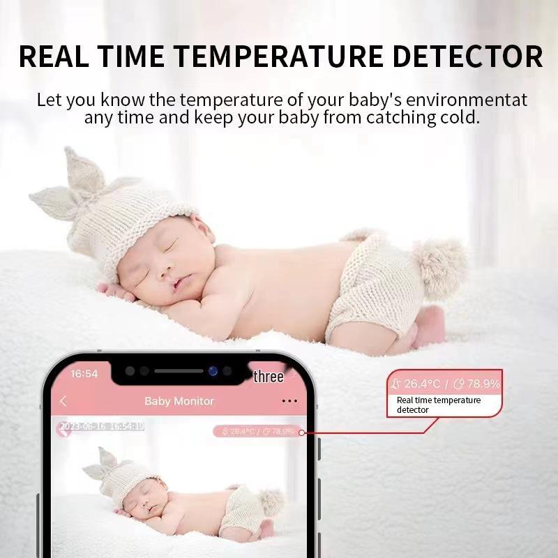 Tuya Wireless Smart Baby Monitor with Mobile Remote Home Camera