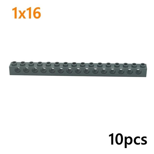 MOC Technical Beam Construction Block Combination Studded Long Beam featuring Hole Thick Blocks Works With 3703 3 3895 2730 3894 3701