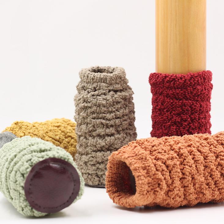 Cheap New 4Pcs Lace Chair Table Furniture Floor Protector Foot Cover