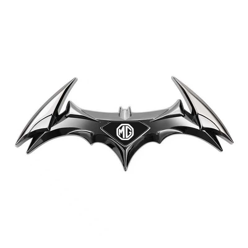 Fit for MG Car Trophy GS TF MG6 MG3 MG4 MG5 MG7 ZR ZS ES HS EZS ONE GT 3SW MARVEL Front Hood Rear Trunk Bat-shaped Badge Sticker tcl6