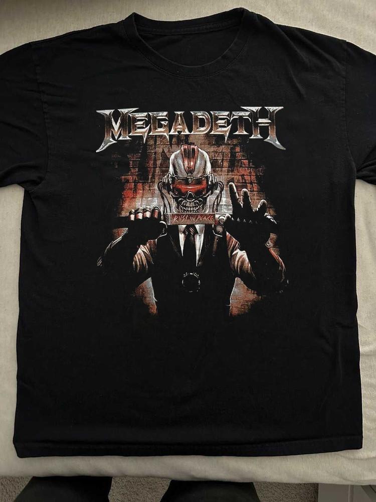 Новая винтажная футболка Megadeth в подарок фанатам, унисекс, размеры S-5XL, SS2366 S